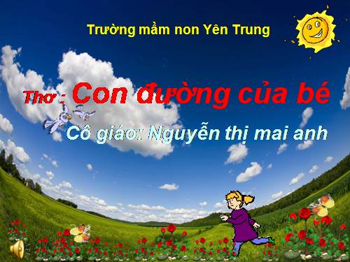 tho con duong cua be