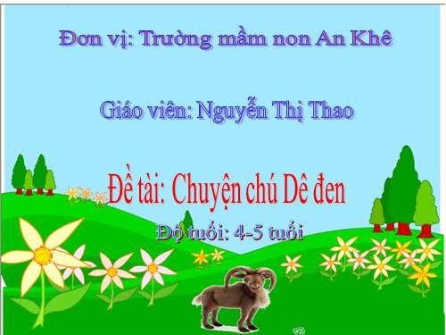 truyện: chú dê đen