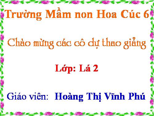 Làm quen với toán số 6