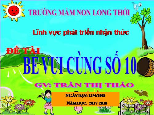 Làm quen với Toán (5 tuổi).