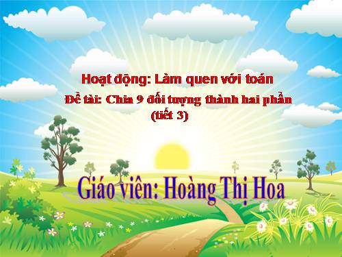 lop 5 tuoi số 9 tiết 3