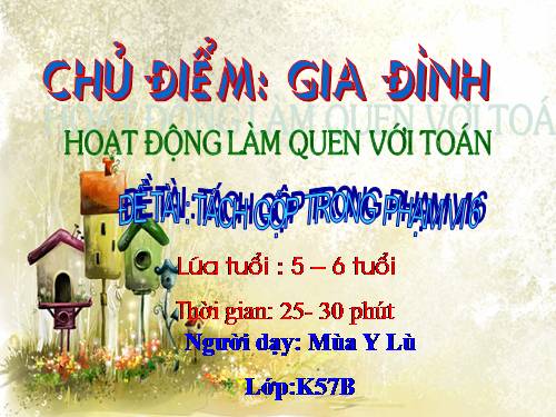 làm quên với toán phạm vi 6