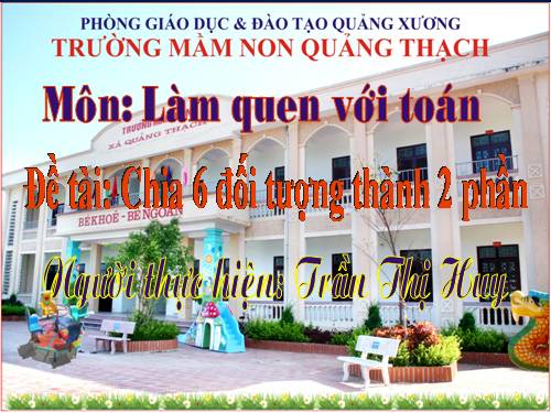 Làm quen với toán