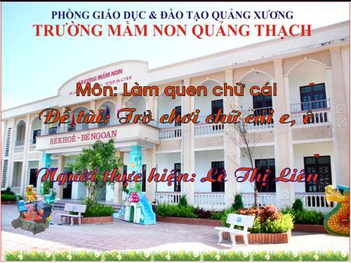 Làm quen chữ cái