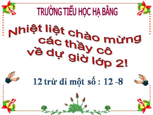 Phép trừ trong phạm vi 8