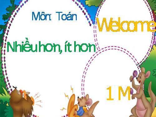Nhiều hơn, ít hơn