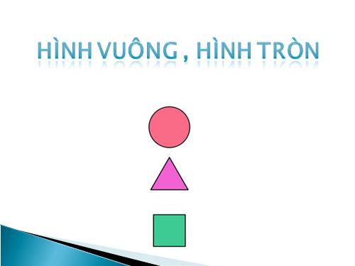 Hình vuông, hình tròn