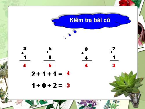 Phép trừ trong phạm vi 5