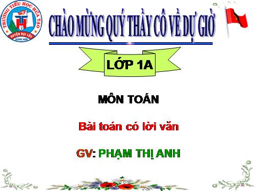 Bài toán có lời văn