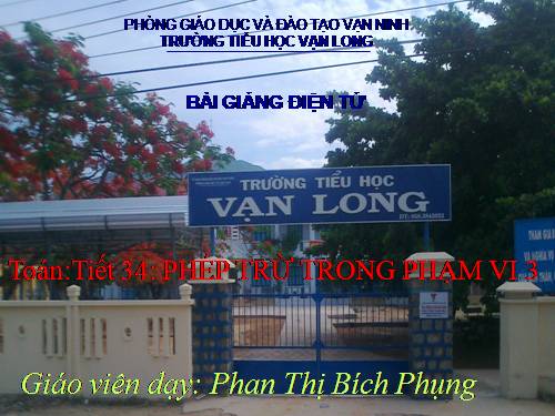 Phép trừ trong phạm vi 3