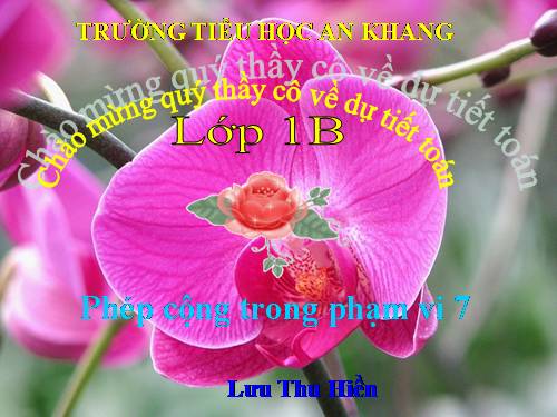 Phép cộng trong phạm vi 7