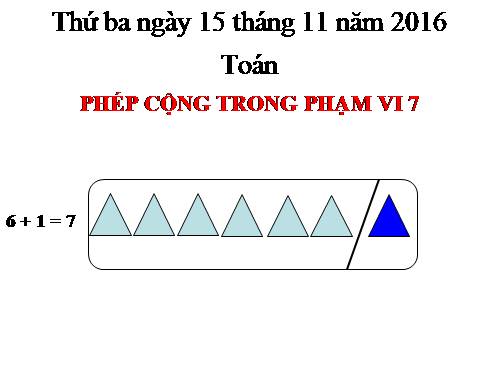 Phép cộng trong phạm vi 7