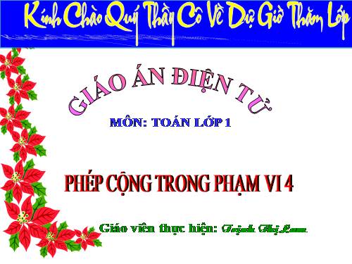 Phép cộng trong phạm vi 4