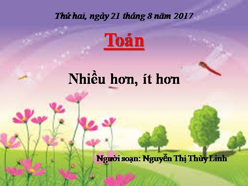 Nhiều hơn, ít hơn