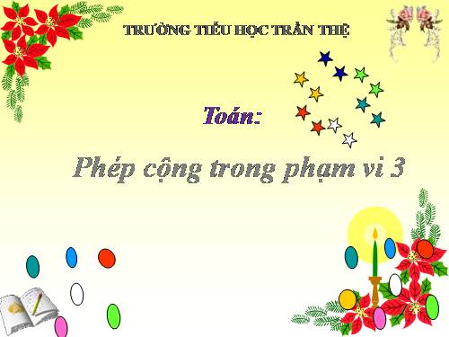 Phép cộng trong phạm vi 3