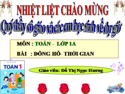 Đồng hồ. Thời gian