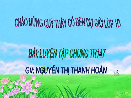 Luyện tập chung Trang 147