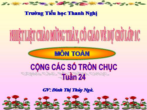 Cộng các số tròn chục