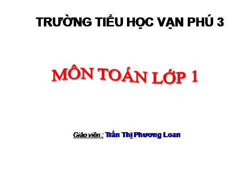 Phép trừ trong phạm vi 3