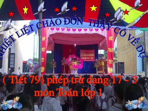 Phép trừ dạng 17-3