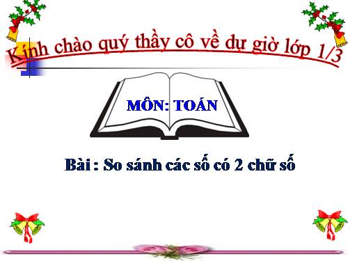 So sánh các số có hai chữ số