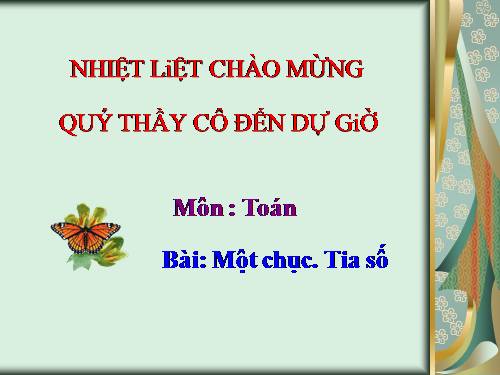 Một chục. Tia số