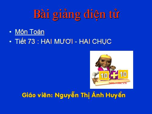 Hai mươi. Hai chục