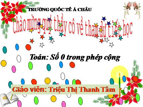 Số 0 trong phép cộng