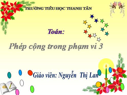 Phép cộng trong phạm vi 3