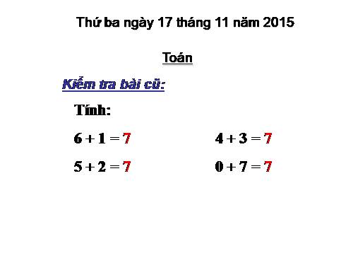 Phép trừ trong phạm vi 7