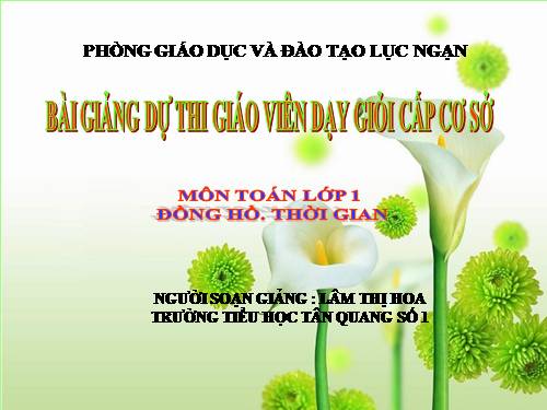 Đồng hồ. Thời gian