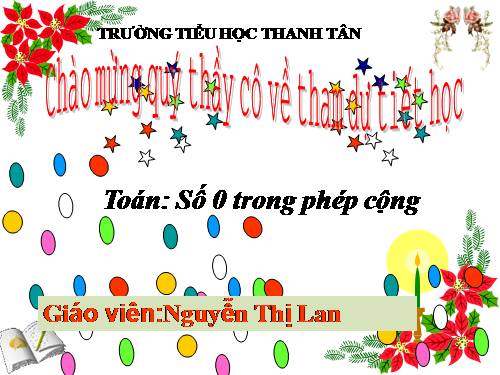 Số 0 trong phép cộng