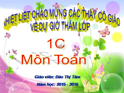 Phép trừ trong phạm vi 100 (trừ không nhớ)