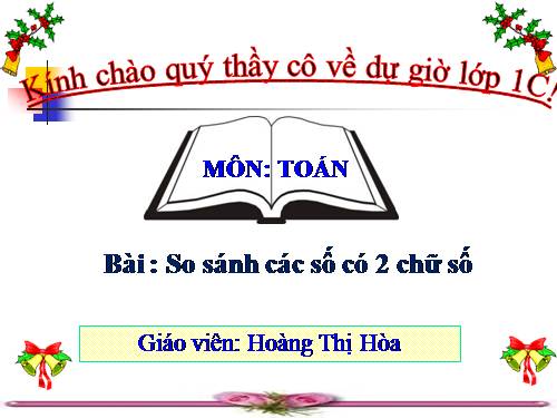 So sánh các số có hai chữ số