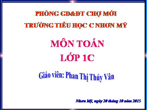 Phép trừ trong phạm vi 3