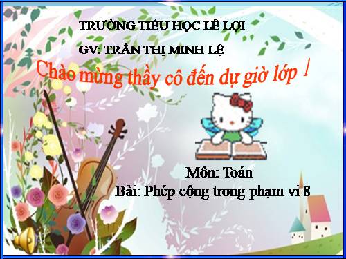 Phép cộng trong phạm vi 8