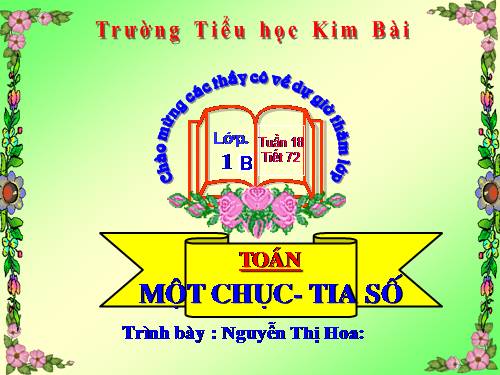 Một chục. Tia số