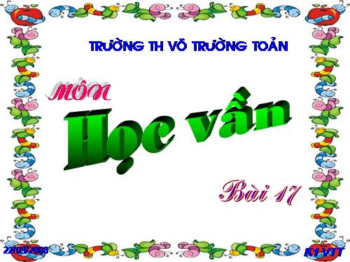 học vần lớp 1