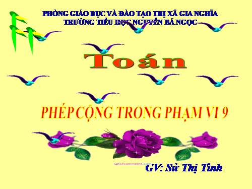 Phép cộng trong phạm vi 9