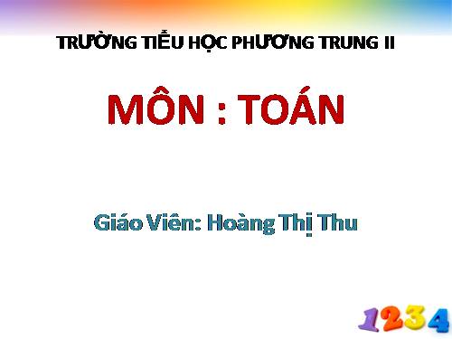 Phép trừ trong phạm vi 6