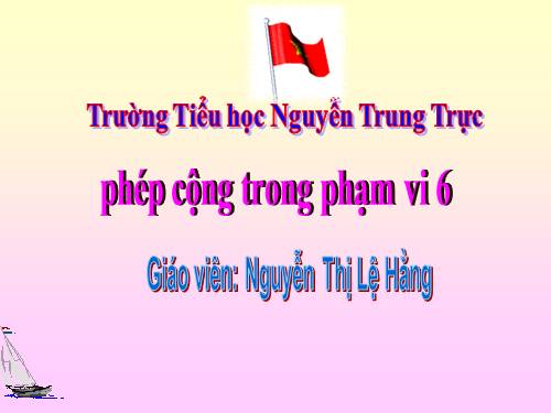 Phép cộng trong phạm vi 6