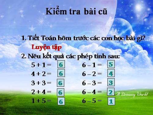 Phép trừ trong phạm vi 7