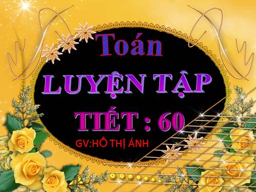 Luyện tập Trang 60