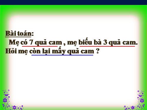 Giải toán có lời văn