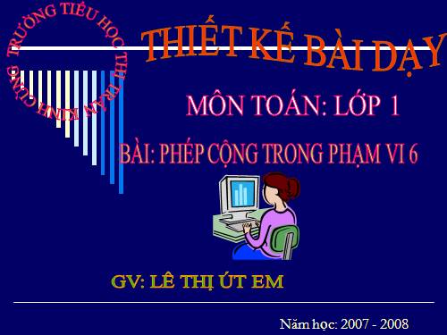 Phép cộng trong phạm vi 6