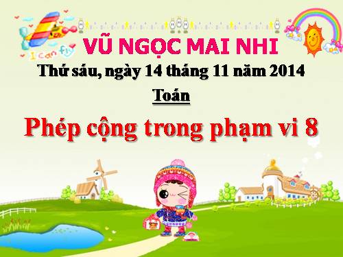 Phép cộng trong phạm vi 8