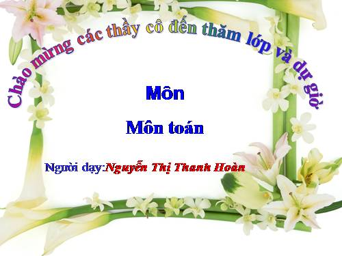 Giải toán có lời văn