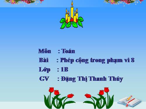 Phép cộng trong phạm vi 8