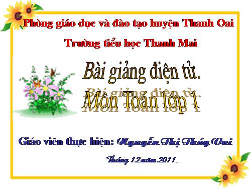 Bảng cộng và bảng trừ trong phạm vi 10