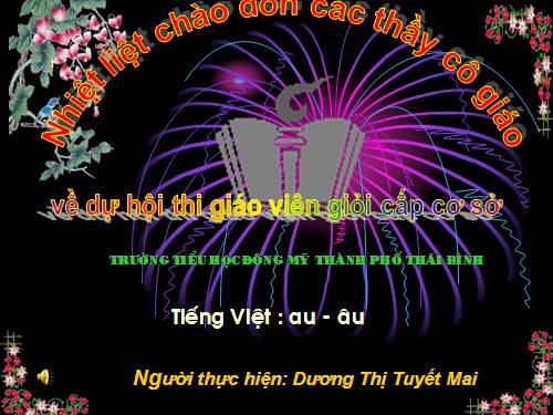 BÀI GIẢNG GVG TIẾNG VIỆT AU - ÂU